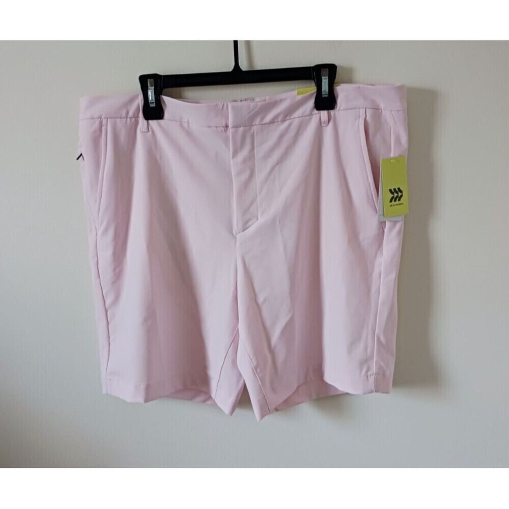 All In Motion Mens Golf Shorts Pink Quick Dry Moisture Wicking Size‎ 40